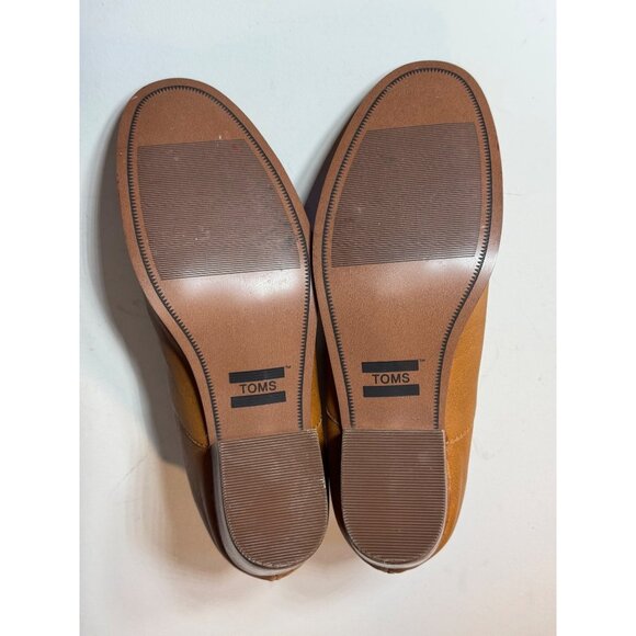 Toms Womens Size 10 Tan Ankle Boots With Tassel Zippers & 2-Inch Heels - Picture 5 of 16